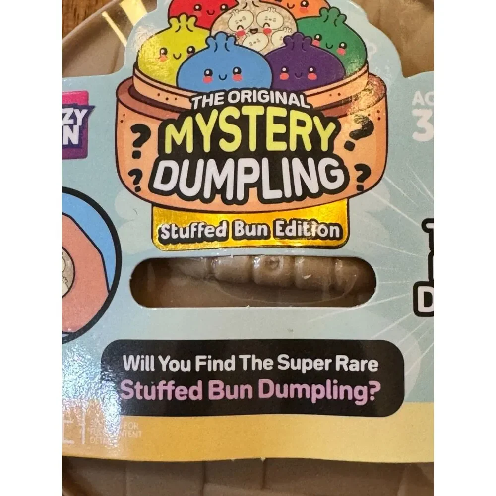 RMS Crazy Fun Mystery Dumpling Stuffed Bun Edition Squishy Toy (NEW & SEALED)